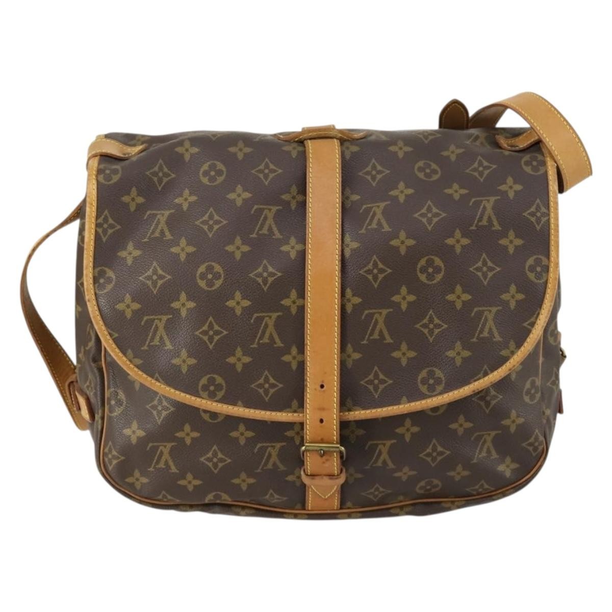 Louis Vuitton Saumur Handbag Monogram Canvas