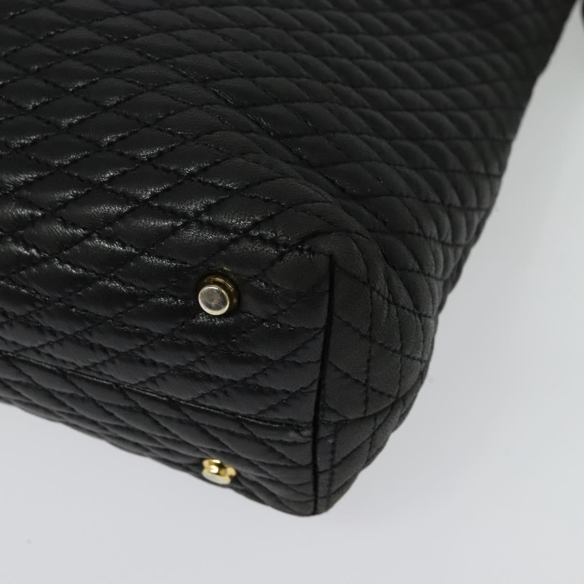 Bally Vintage Chain Shoulder Bag Quilted Leather