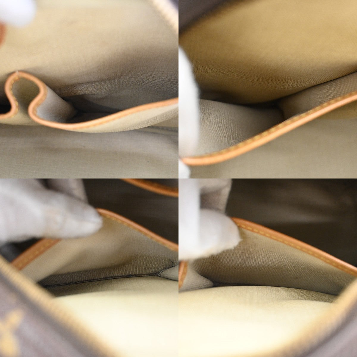 Louis Vuitton Deauville Handbag Monogram Canvas