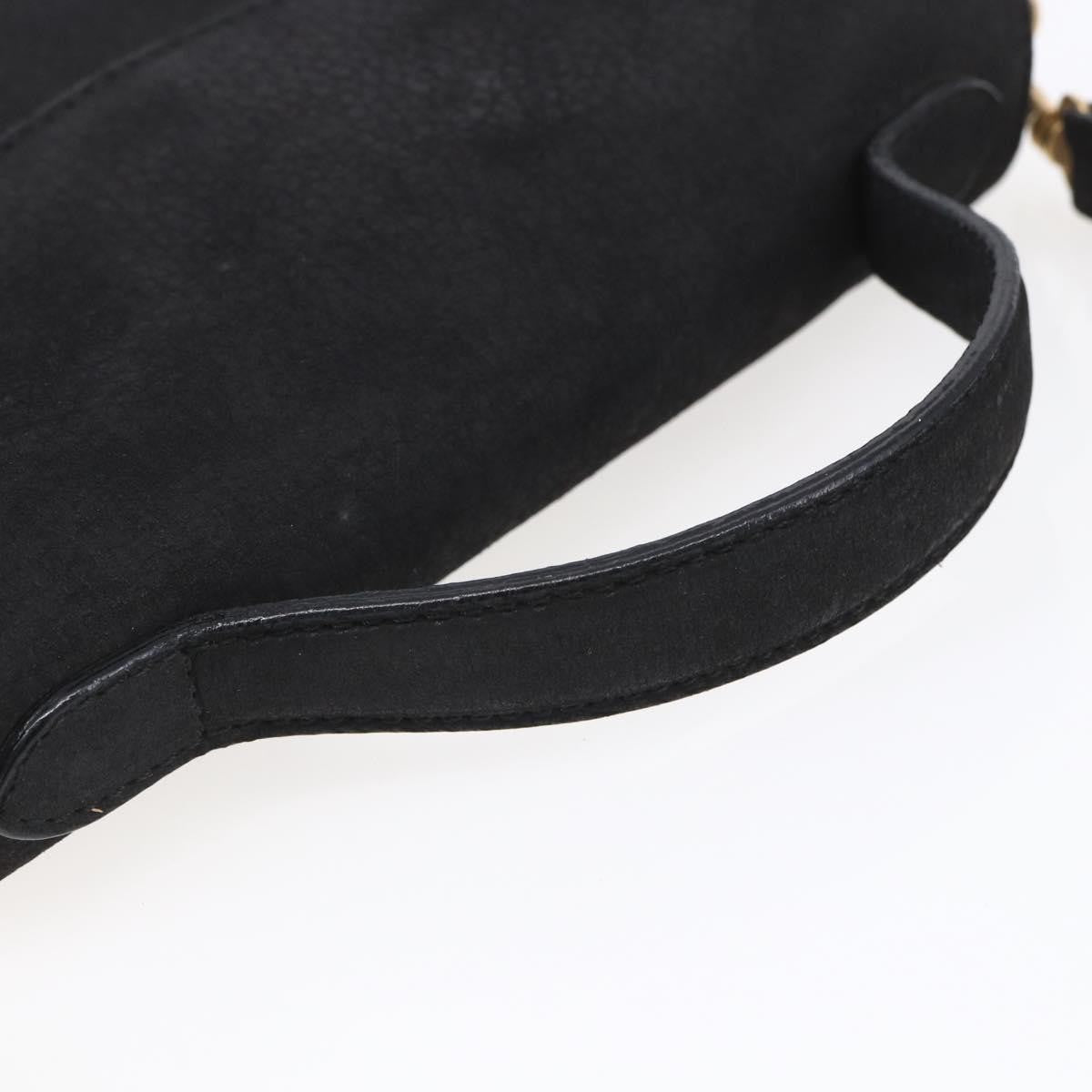 Celine Circle Logo Shoulder Bag Leather