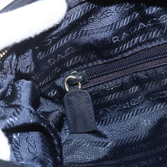 Prada Chain Zip Tote Quilted Tessuto