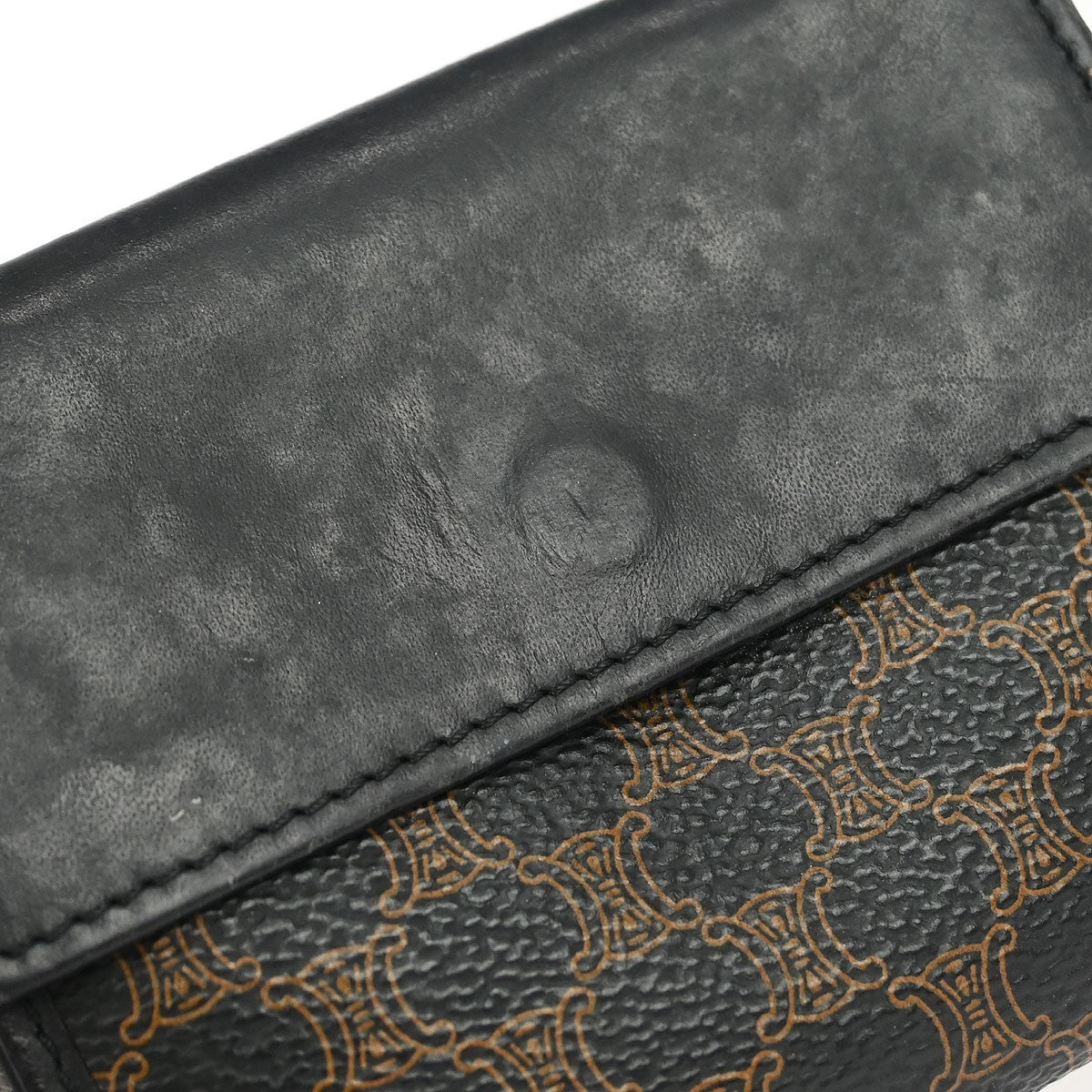 Celine Vintage Bifold Wallet Macadam Coated Canvas