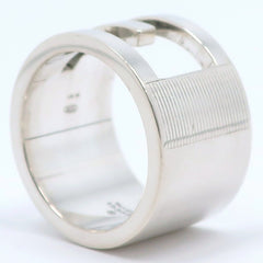 Gucci Logo Band Ring Sterling Silver