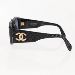 Chanel CC Logo Matelasse Sunglasses Eye Wear Plastic