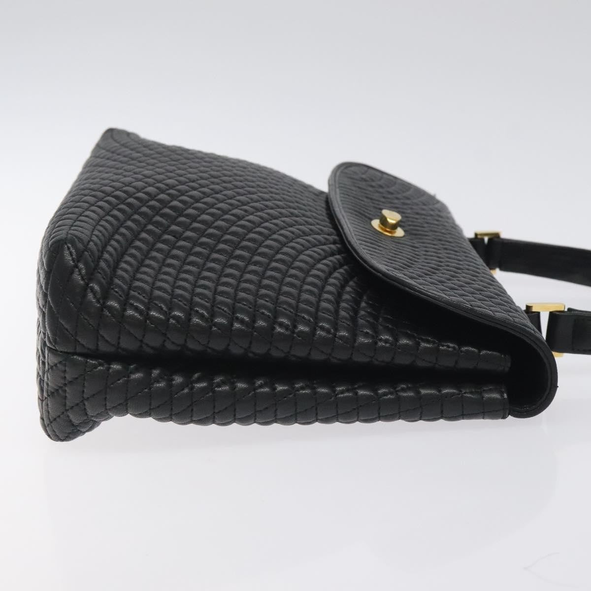 Bally Vintage Handbag Quilted Leather