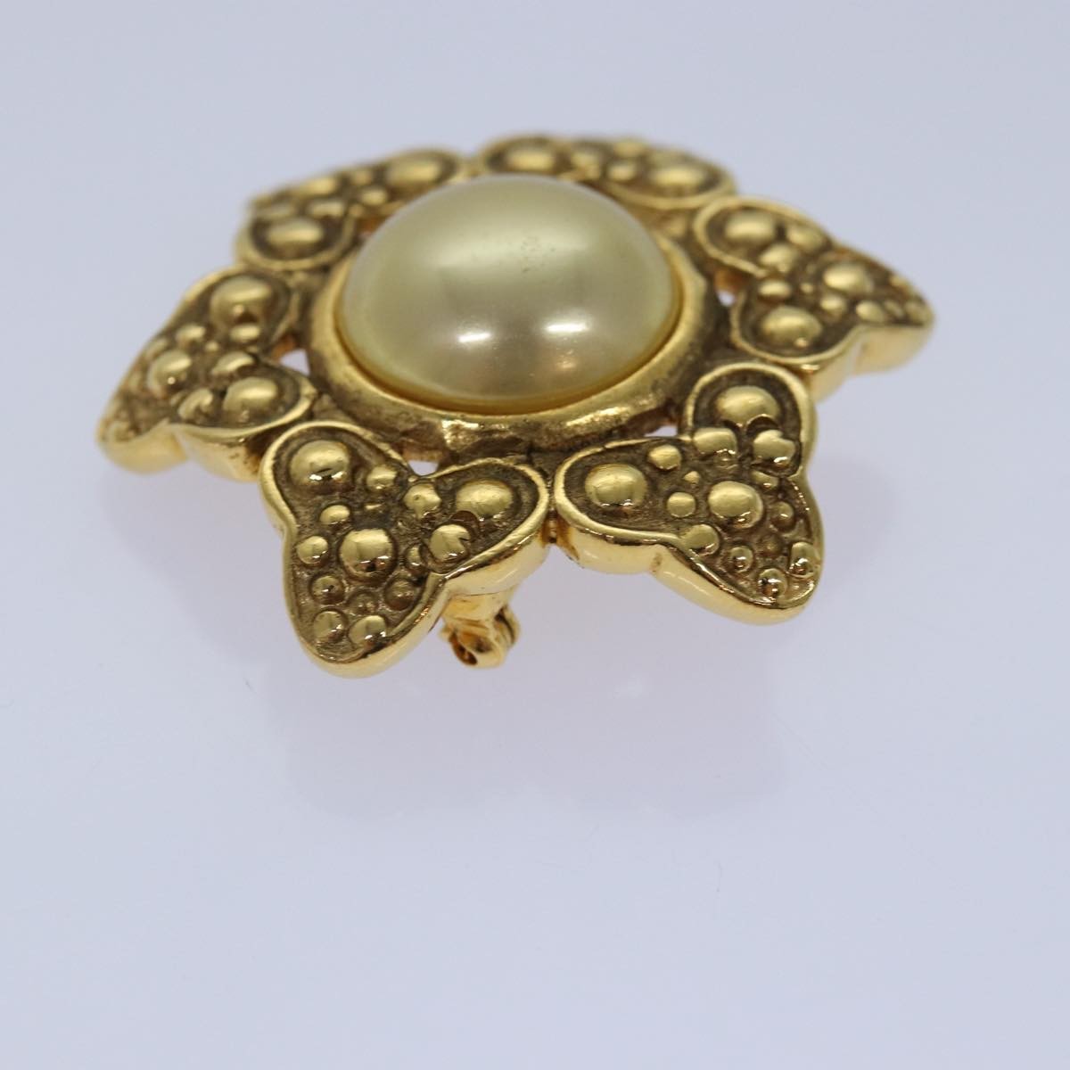 Chanel Baroque CC Brooch Metal