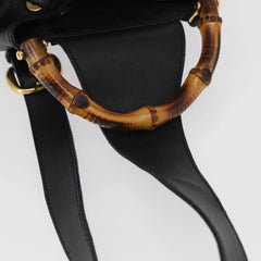 Gucci Vintage Bamboo Sling Backpack Leather