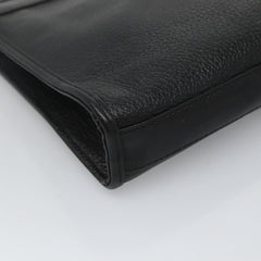 Burberry Zip Clutch Leather
