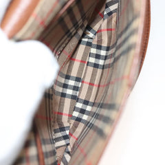 Burberry Flap Shoulder Bag Leather