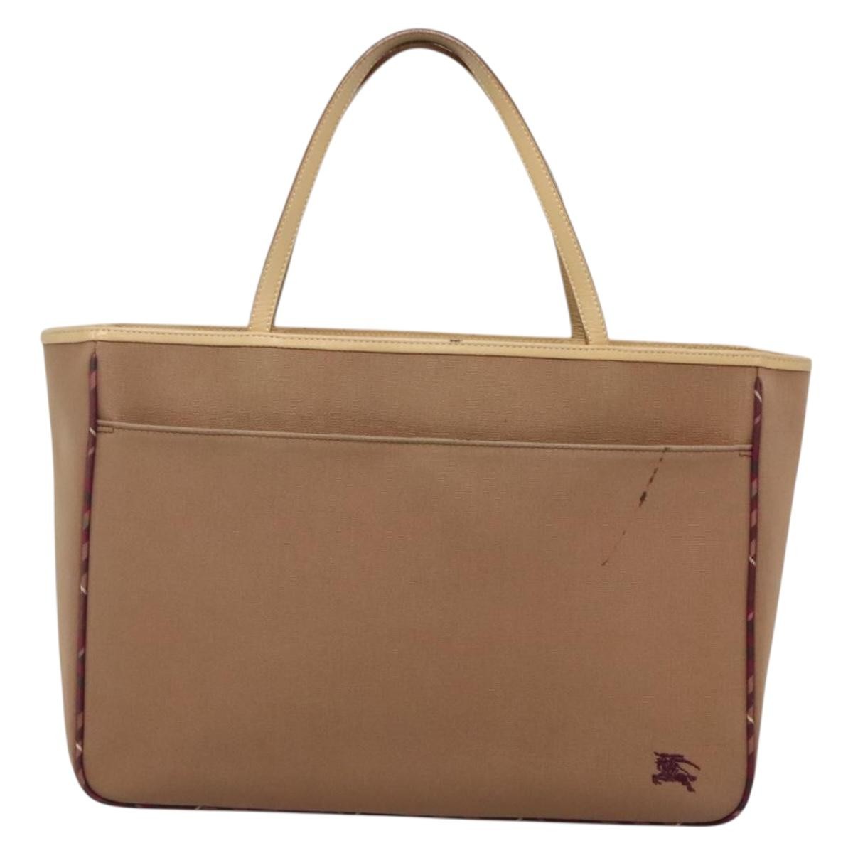 Burberry Nova Check Tote Leather