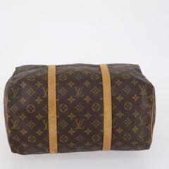 Louis Vuitton Sac Souple Handbag Monogram Canvas