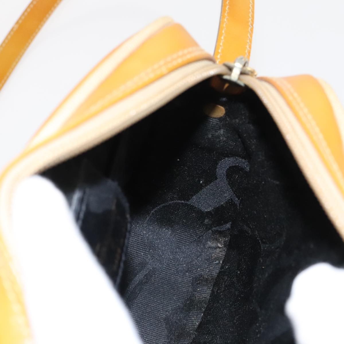 Salvatore Ferragamo Gancini Zip Pouch Leather