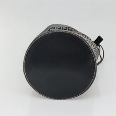 Fendi FF Logo Mon Tresor Bucket Bag Printed Shearling with Leather