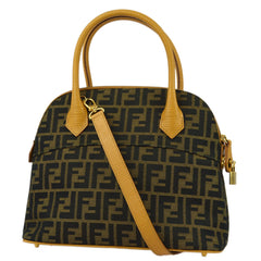 Fendi Convertible Dome Bag Zucca Canvas