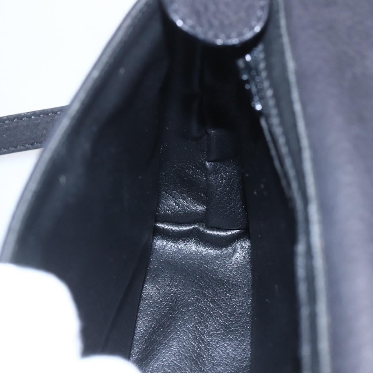 Celine Circle Logo Shoulder Bag Leather