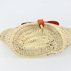 Chloe Marcie Basket Bag Raffia and Leather