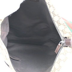 Gucci Front Pocket Web Messenger GG Canvas