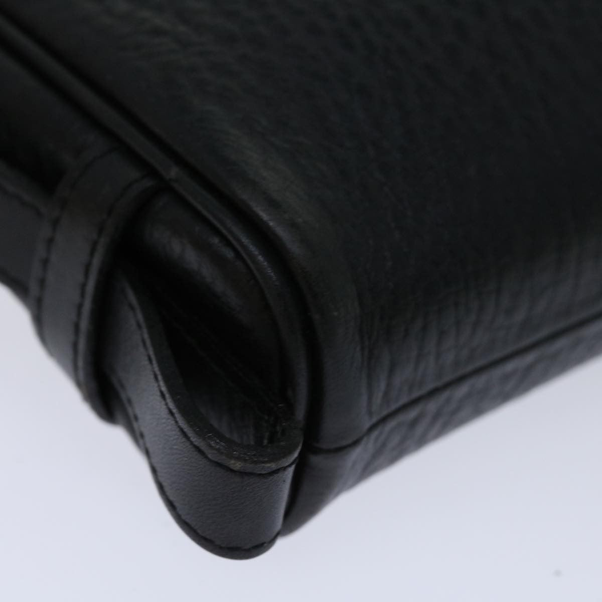 Burberry Zip Clutch Leather