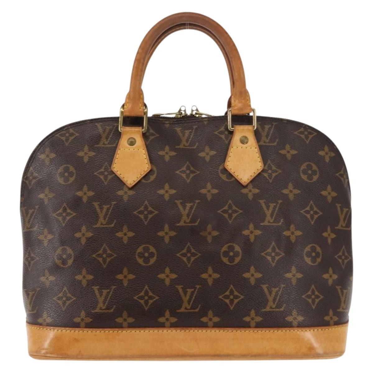 Louis Vuitton Alma Handbag Monogram Canvas