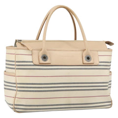 Burberry Nova Check Tote Canvas and Leather