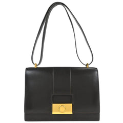 Hermes Vintage Shoulder Bag Embellished Leather