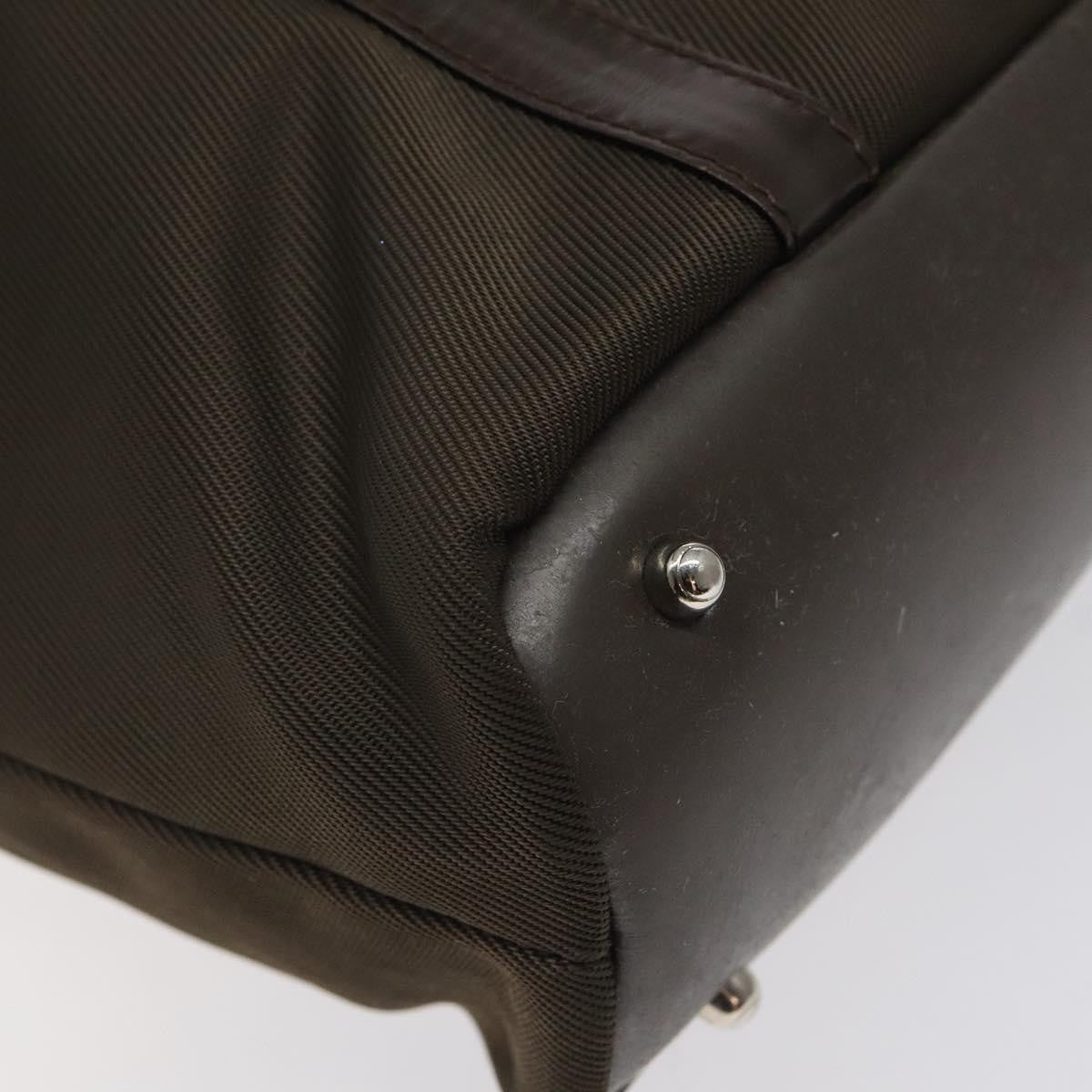 Gucci Vintage Bamboo Handle Tote Nylon