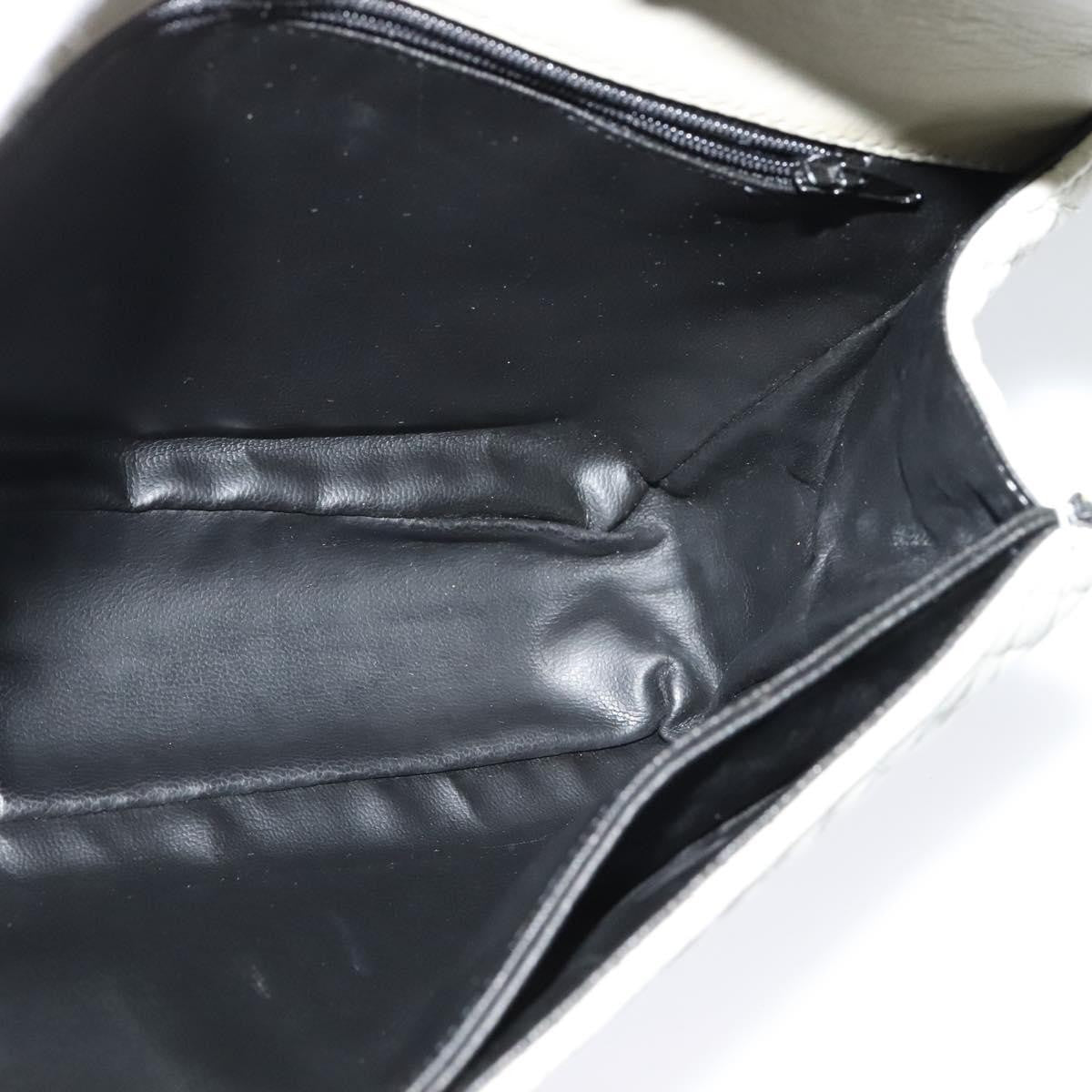 Bally Vintage Chain Shoulder Bag Quilted Leather