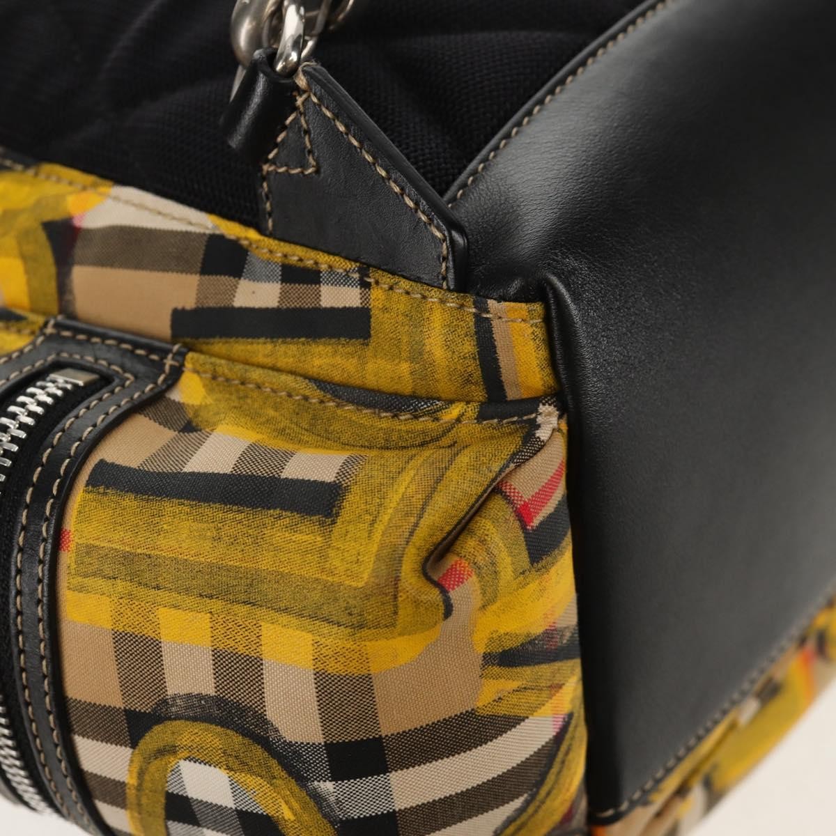 Burberry Graffiti Rucksack Backpack Vintage Check Canvas