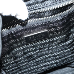 Prada Double Pocket Shoulder Bag Tessuto