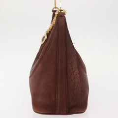 Bvlgari Medallion Frame Shoulder Bag Leather