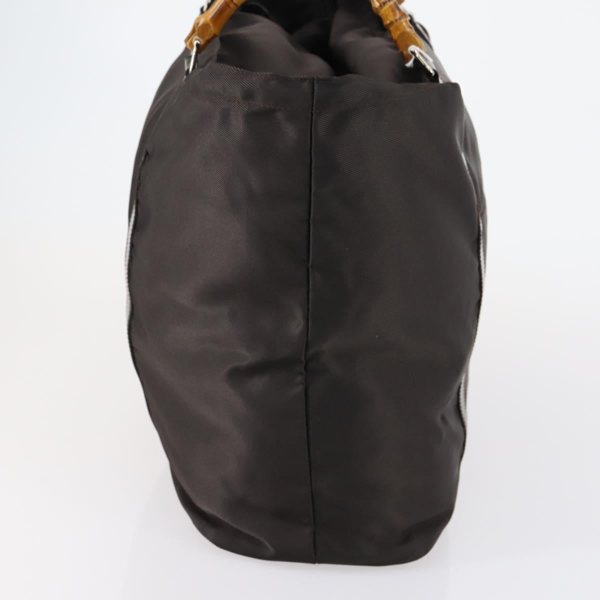 Gucci Vintage Bamboo Handle Tote Nylon