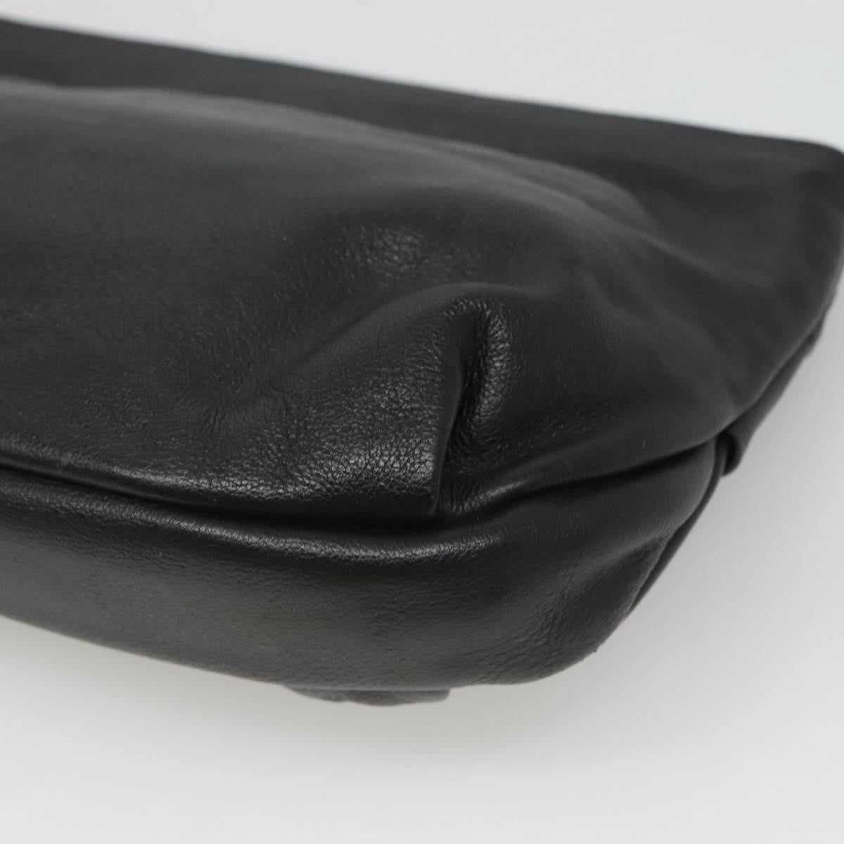 Christian Dior CD Zip Pouch Leather