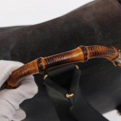 Gucci Vintage Bamboo Backpack Suede