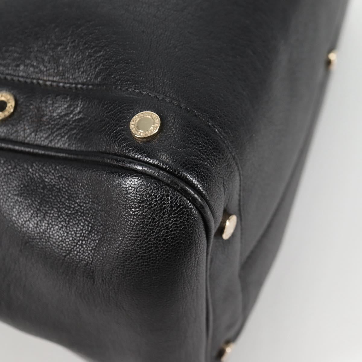 Bvlgari Chandra Top Handle Bag Leather