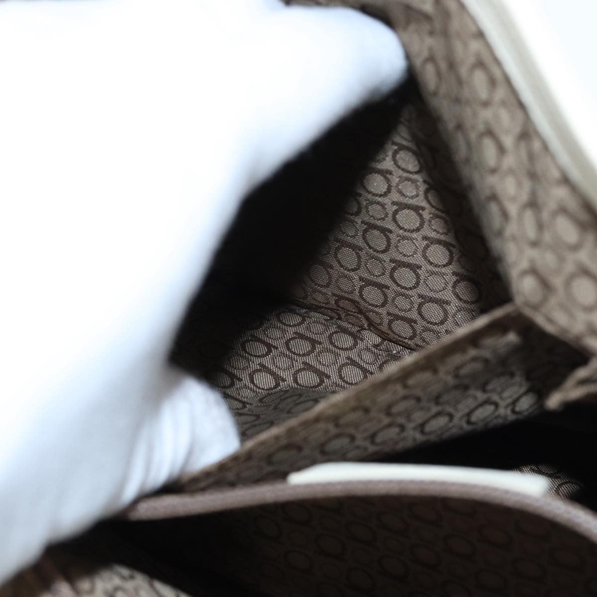 Salvatore Ferragamo Gancini Shoulder Bag Leather