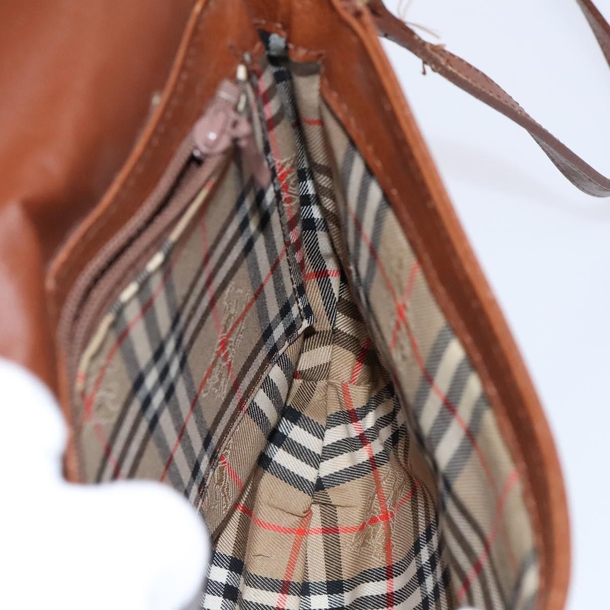 Burberry Flap Shoulder Bag Leather