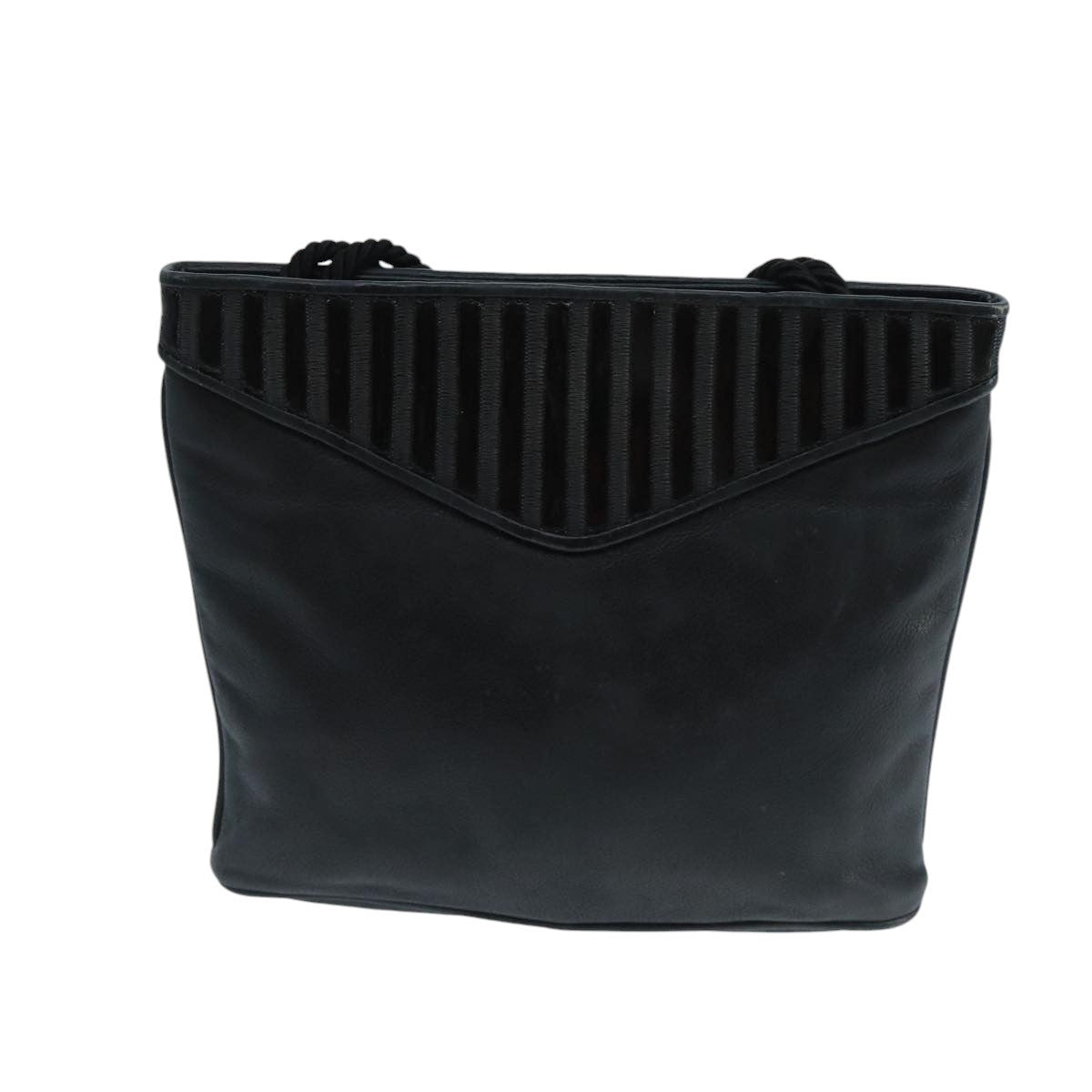 Fendi FF Logo Stamp Zip Pouch Printed Leather