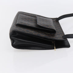Celine Vintage Macadam Shoulder Bag Canvas
