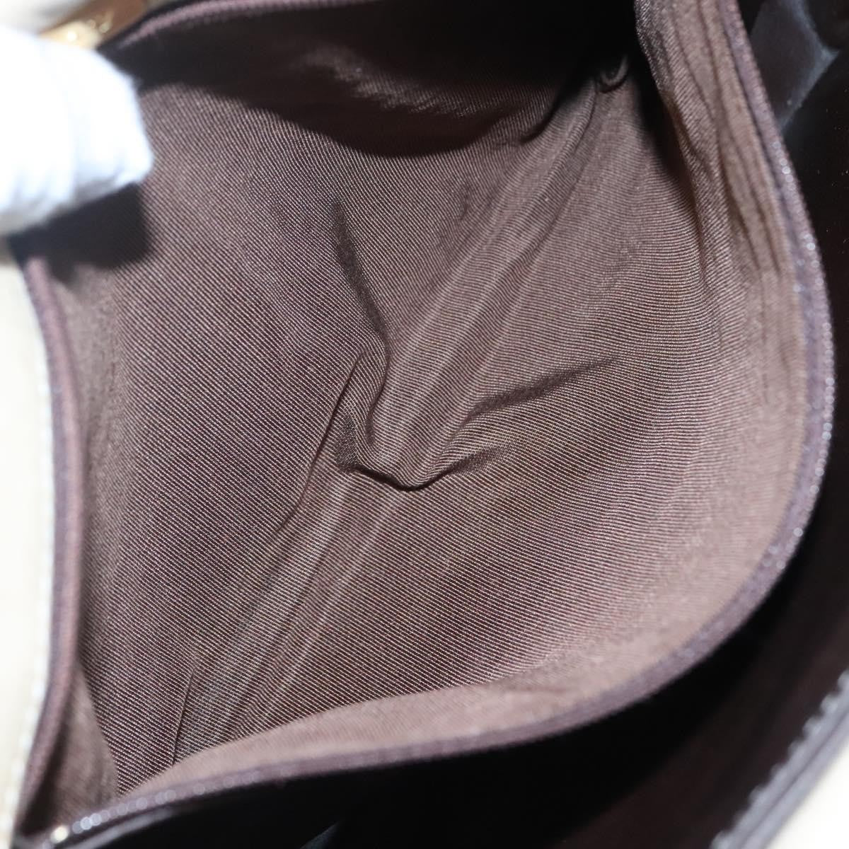 Bally Vintage Chain Shoulder Bag Quilted Leather