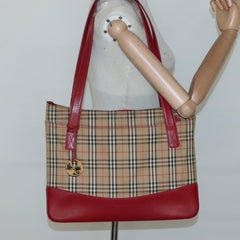 Burberry Nova Check Tote canvas check pattern