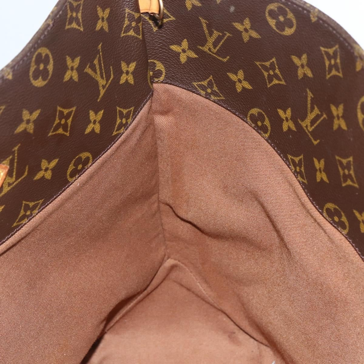 Louis Vuitton Shopping Sac Handbag Monogram Canvas