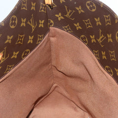 Louis Vuitton Shopping Sac Handbag Monogram Canvas