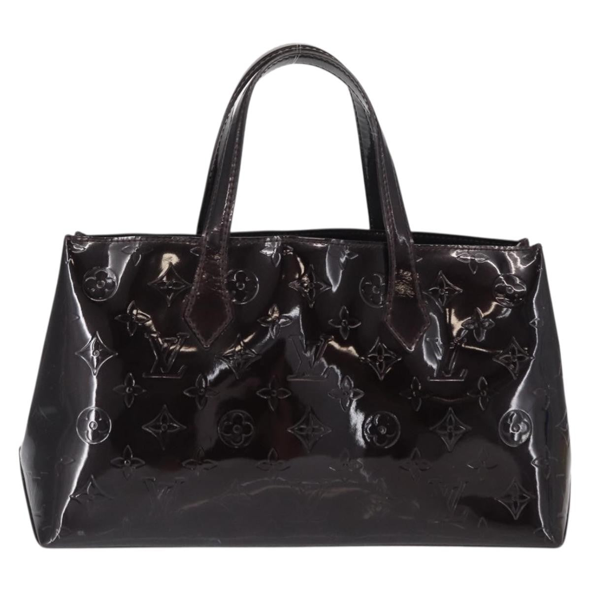 Louis Vuitton Wilshire Handbag Monogram Vernis
