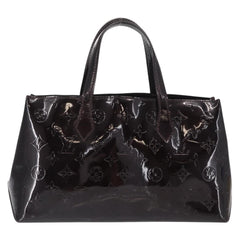 Louis Vuitton Wilshire Handbag Monogram Vernis