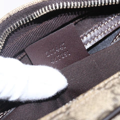 Gucci Front Zip Crossbody GG Canvas