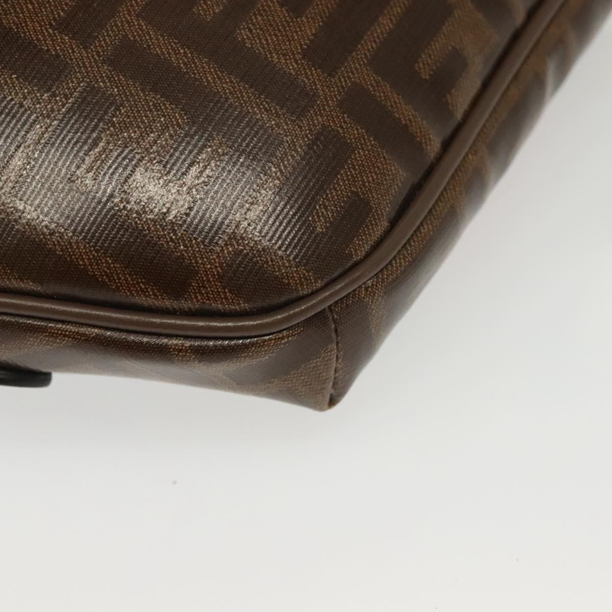 Fendi Mania Logo Waist Bag Zucca Coated Canvas