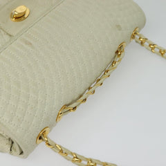 Bally Vintage Chain Shoulder Bag Quilted Leather