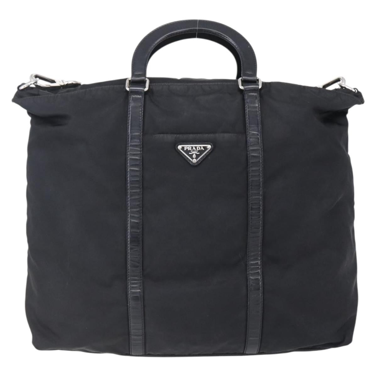 Prada Vintage Tote Tessuto with Leather