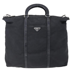Prada Vintage Tote Tessuto with Leather