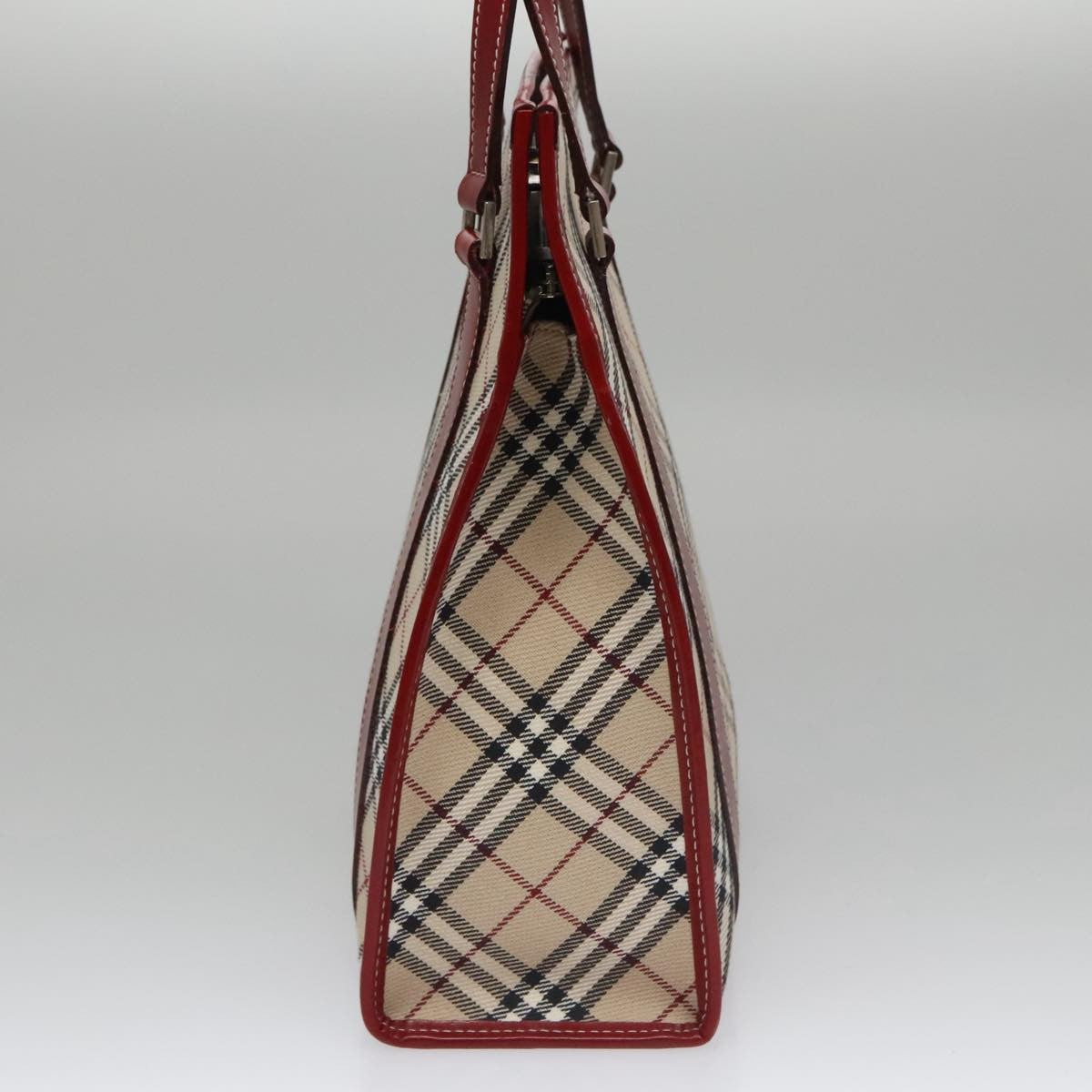 Burberry Nova Check Tote Canvas and Leather